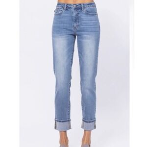 40. NWT Judy Blue Light Wash High Waist Boyfriend Denim Jeans